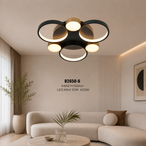 Lampu Plafon LED Modern Minimalis D2650-6