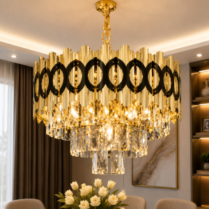 Lampu Gantung Kristal Modern 2407-400