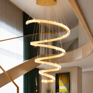 Lampu Gantung Kristal Spiral Modern –33295/800