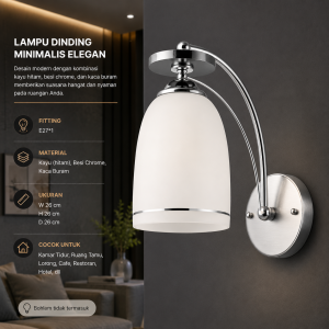 Lampu Dinding Minimalis Elegan 7872-1