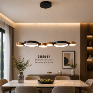 Lampu Gantung LED Modern D2650-6A