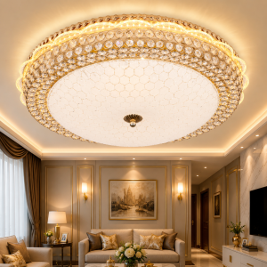 Lampu Plafon Kristal LED Modern 9639