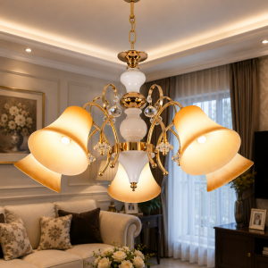 Lampu Gantung Klasik Modern 5 Lampu 8134/5 FGD