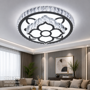 Lampu Plafon Kristal LED Modern 1058-500