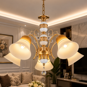 Lampu Gantung Klasik Modern 5 Lampu 8122/5 FGD
