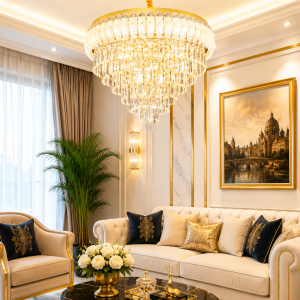 Lampu Gantung Kristal LED Modern Type CLC-1157-50cm