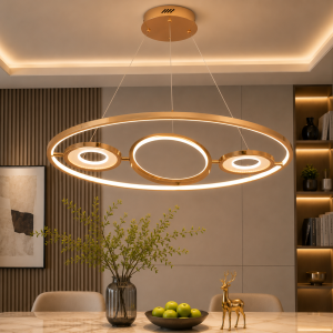 Lampu Gantung LED Modern Ring 3 D2122-850
