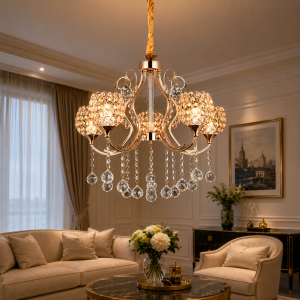 Lampu Gantung Kristal Modern 801/5 FGD