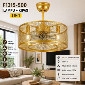 Lampu Kipas 2 in 1 F1315-500