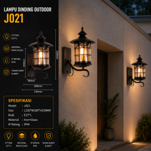 Lampu Dinding Outdoor J021