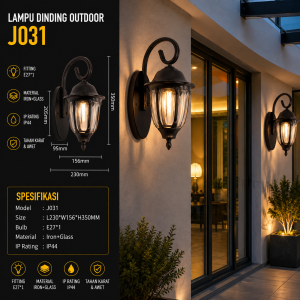 Lampu Dinding Outdoor J031