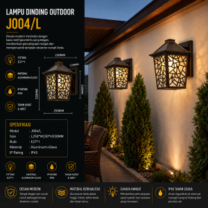 Lampu Dinding Outdoor J004/L