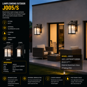 Lampu Dinding Outdoor J005/S
