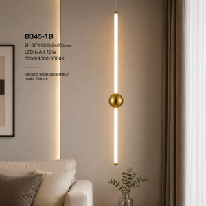 Lampu Gantung LED Modern B345-1B