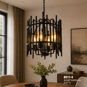 Lampu gantung industrial modern 6511-4