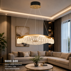 Lampu Gantung Kristal LED Modern 5600-600