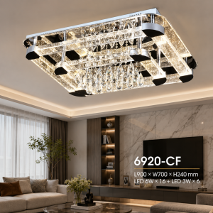 Plafon Kristal LED Modern Type 6920-CF