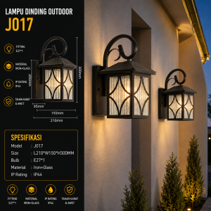 Lampu Dinding Outdoor J017