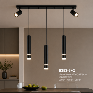 Lampu Gantung LED Modern B353-3+2
