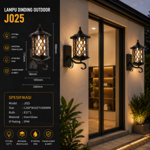 Lampu Dinding Outdoor J025