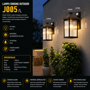 Lampu Dinding Outdoor J005/L