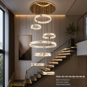 Lampu Gantung LED Modern 7036-50+30+40+80+50+40+30