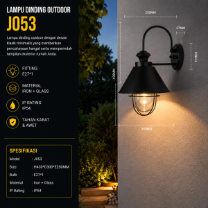 Lampu Dinding Outdoor J053