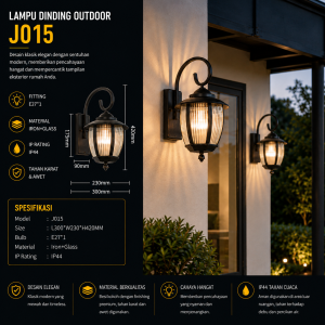 Lampu Dinding Outdoor J015
