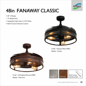 Kipas Plafon FANAWAY CLASSIC 48 Inch