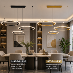 Lampu Gantung LED Modern 9865-8+6+4