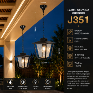 Lampu Gantung Outdoor J351