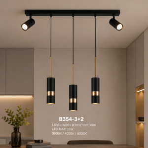 Lampu Gantung LED Modern B354-3+2