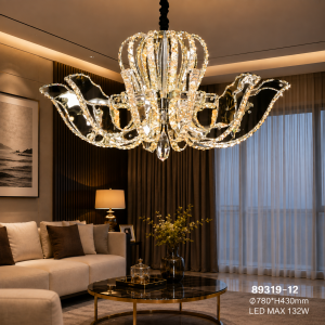 Lampu Gantung Kristal Modern 89319-12