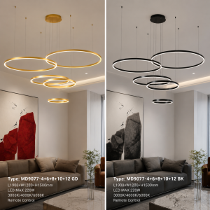 Lampu Gantung LED Modern MD9077-4+6+8+10+12