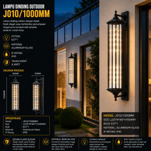 Lampu Dinding Outdoor J010/1000MM