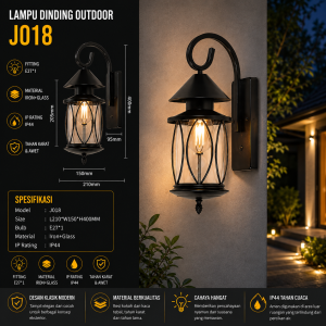 Lampu Dinding Outdoor J018