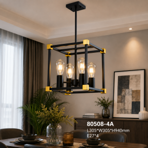 Lampu Gantung Industrial Modern 80508-4A