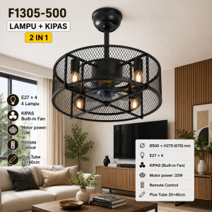 Lampu Kipas 2 in 1 F1305-500