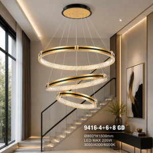 Lampu Gantung LED Modern 9416-4+6+8 GD