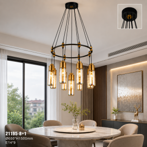 Lampu Gantung Modern 21195-8+1