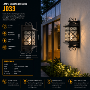 Lampu Dinding Outdoor J033