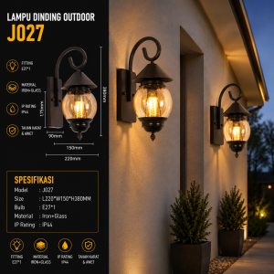Lampu Dinding Outdoor J027