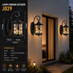 Lampu Dinding Outdoor J029