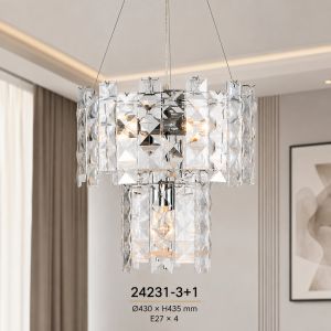 Lampu Gantung Akrilik Modern 24231-3+1