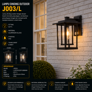 Lampu Dinding Outdoor J003/L