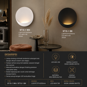 Lampu Dinding Modern 9715-1