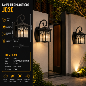 Lampu Dinding Outdoor J020
