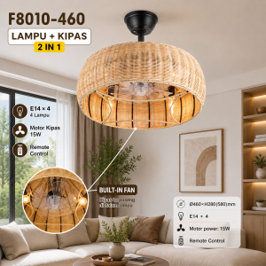 Lampu Kipas 2 in 1 F8010-460