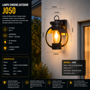 Lampu Dinding Outdoor J050