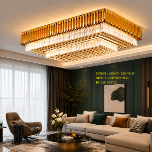 Lampu Plafon Kristal Modern 888037/120×80